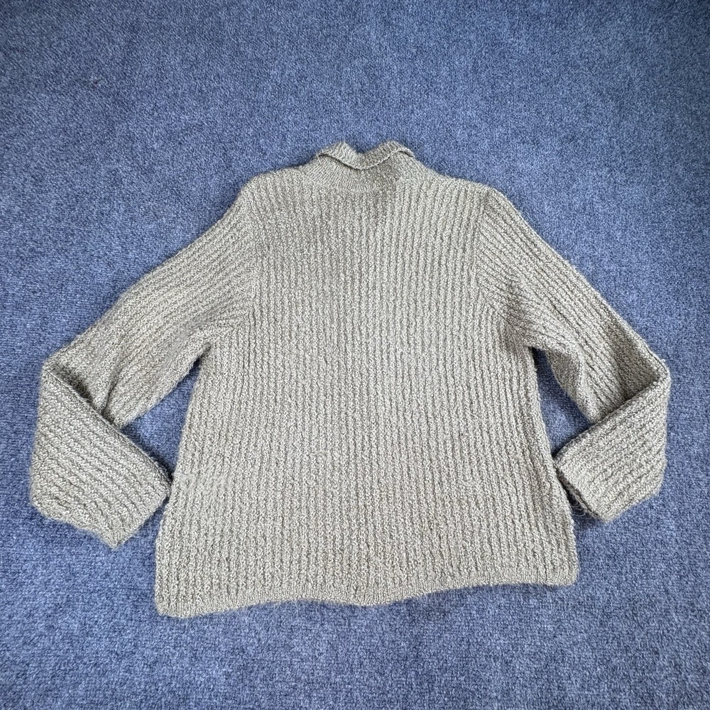 90s Y2K Sarah Arizona‎ Cardigan Women M Beige USA Soft Textured Cottagecore VTG - Picture 8 of 13